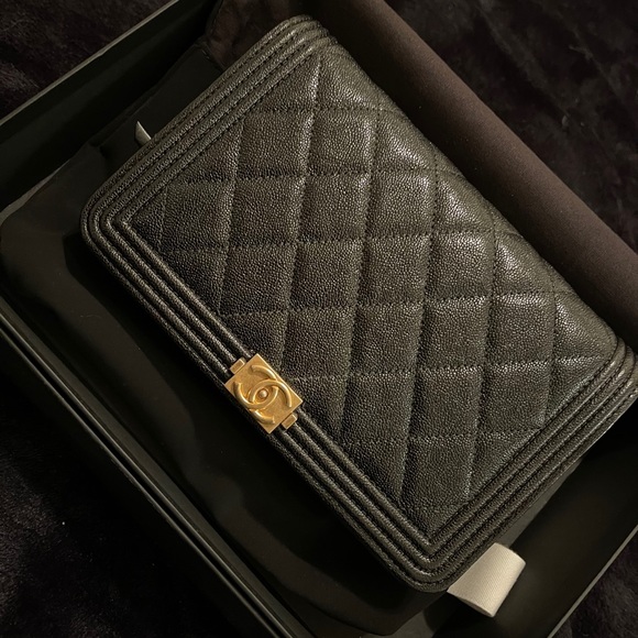 ❤️SOLD❤️Chanel boy WOC Caviar leather - Picture 3 of 9